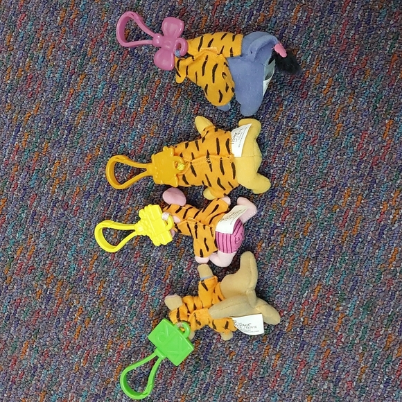 Vintage • Collectable • Set of 4 • McDonald's 'The Tigger Movie' Clip-on Charm - Picture 8 of 12